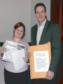 Gov. Pawlenty and Editorial Board Member Megan